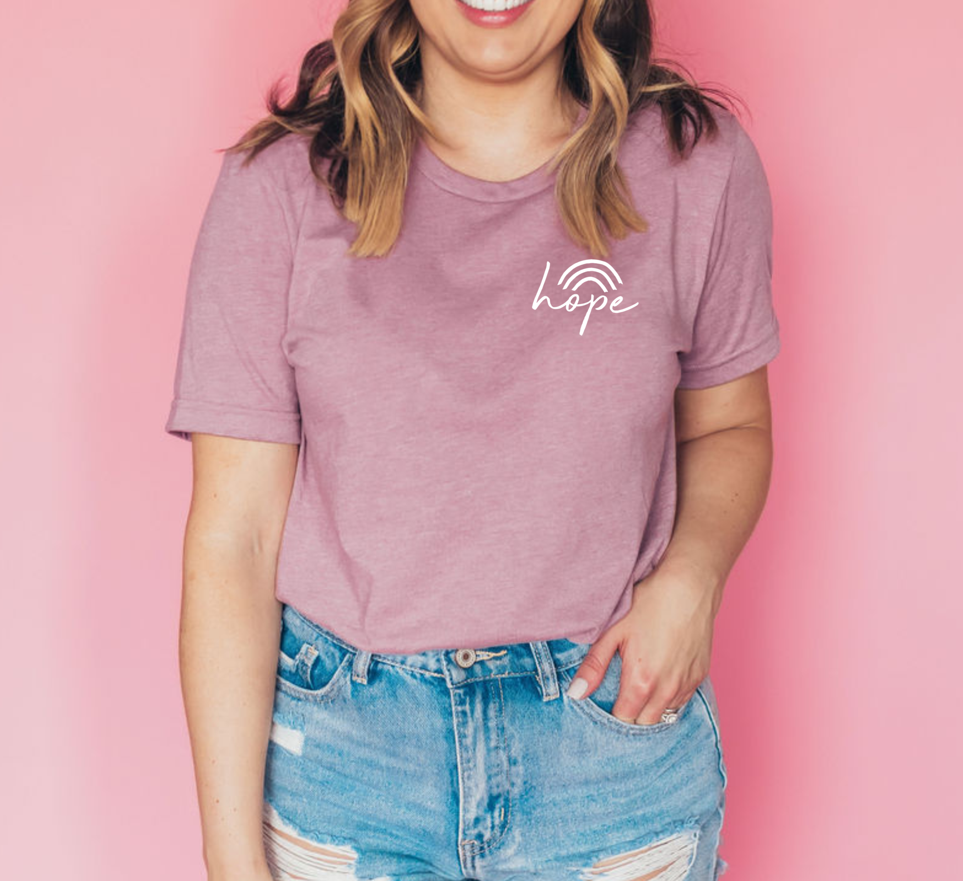 Pink Hope T-Shirt - Tee Party Studio