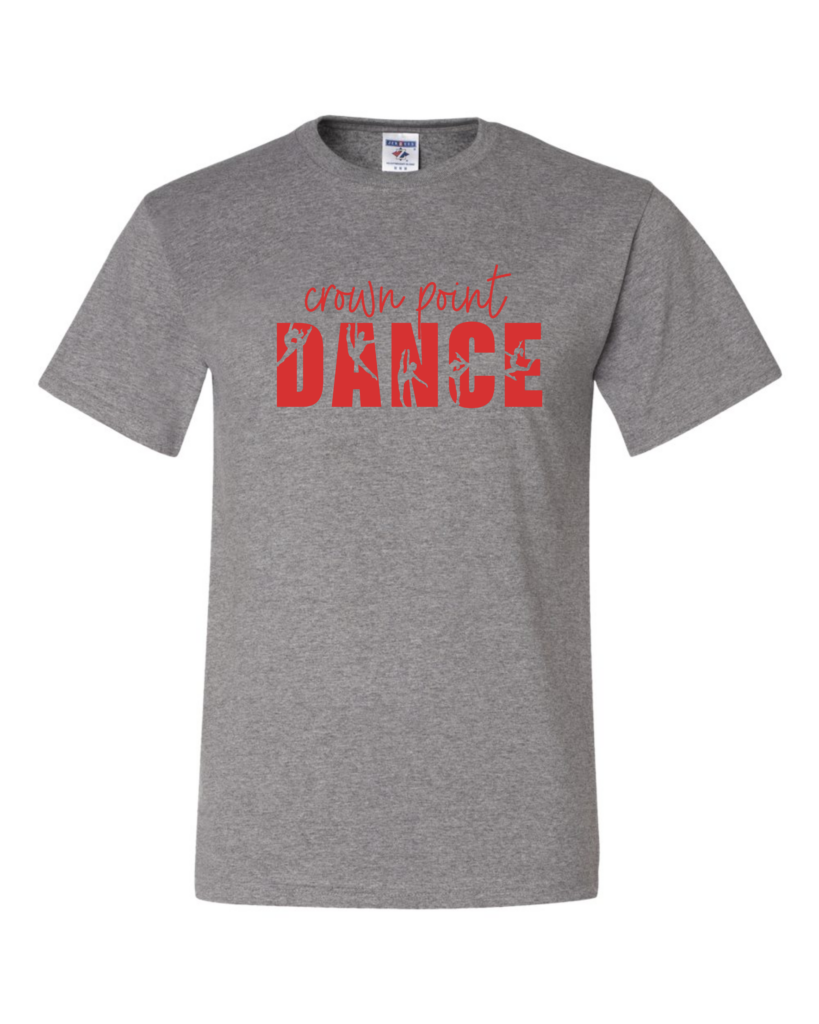 Crown Point Dance Unisex 50 50 T-shirt - Tee Party Studio